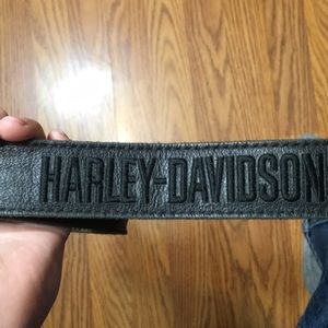 Black Harley Davidson Belt